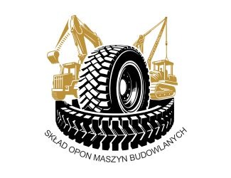 Projekt logo dla firmy Opony budowlane | Projektowanie logo