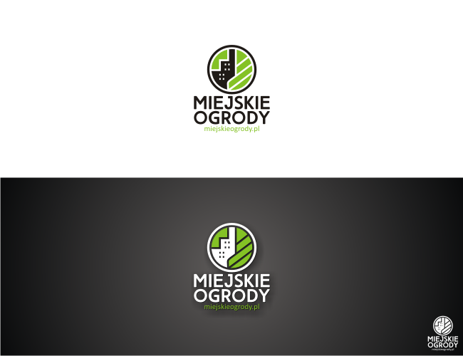 Projektowanie logo dla firm,  Logo dla firmy MiejskieOgrody.pl, logo firm - MiejskieOgrody