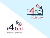 Projekt graficzny, nazwa firmy, tworzenie logo firm Logo firmy i4tel Sklep GSM - Justa85