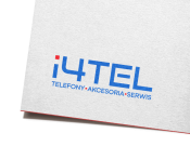 Projekt graficzny, nazwa firmy, tworzenie logo firm Logo firmy i4tel Sklep GSM - xdestx3