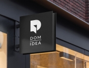 Projekt graficzny, nazwa firmy, tworzenie logo firm Logo firmy deweloperskiej DOM IDEA - blbla