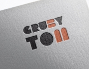 Projekt graficzny, nazwa firmy, tworzenie logo firm Logotyp dla księgarni GrubyTom - stone