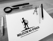 Projekt graficzny, nazwa firmy, tworzenie logo firm WALECZ NA RYBACH - noon