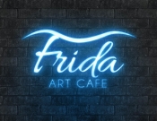 Projekt graficzny, nazwa firmy, tworzenie logo firm Logo dla kawiarni Frida Art Café - wisniaa12