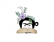 Projekt graficzny, nazwa firmy, tworzenie logo firm Logo dla kawiarni Frida Art Café - Wiktor10993