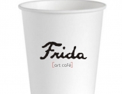 Projekt graficzny, nazwa firmy, tworzenie logo firm Logo dla kawiarni Frida Art Café - e u r e k a