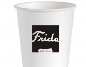 Projekt graficzny, nazwa firmy, tworzenie logo firm Logo dla kawiarni Frida Art Café - e u r e k a