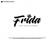 Projekt graficzny, nazwa firmy, tworzenie logo firm Logo dla kawiarni Frida Art Café - Michalik Design