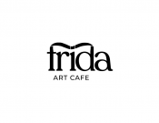 Projekt graficzny, nazwa firmy, tworzenie logo firm Logo dla kawiarni Frida Art Café - maupa