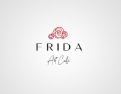 Projekt graficzny, nazwa firmy, tworzenie logo firm Logo dla kawiarni Frida Art Café - mooya