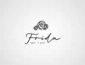 Projekt graficzny, nazwa firmy, tworzenie logo firm Logo dla kawiarni Frida Art Café - mooya