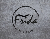 Projekt graficzny, nazwa firmy, tworzenie logo firm Logo dla kawiarni Frida Art Café - asia7d