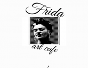Projekt graficzny, nazwa firmy, tworzenie logo firm Logo dla kawiarni Frida Art Café - klaia