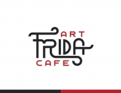 Projekt graficzny, nazwa firmy, tworzenie logo firm Logo dla kawiarni Frida Art Café - Marcinir