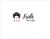 Projekt graficzny, nazwa firmy, tworzenie logo firm Logo dla kawiarni Frida Art Café - nebulaVision
