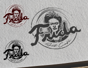 Projekt graficzny, nazwa firmy, tworzenie logo firm Logo dla kawiarni Frida Art Café - Piotr_dtp