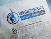 Projekt graficzny, nazwa firmy, tworzenie logo firm Logo Warszawska Akademia Gimnastyki - myKoncepT