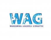 Projekt graficzny, nazwa firmy, tworzenie logo firm Logo Warszawska Akademia Gimnastyki - Amonika