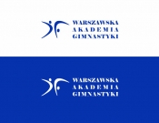 Projekt graficzny, nazwa firmy, tworzenie logo firm Logo Warszawska Akademia Gimnastyki - nebraska