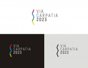 Projekt graficzny, nazwa firmy, tworzenie logo firm logo biennale sztuki VIA CARPATIA  - JEDNOSTKA  KREATYWNA