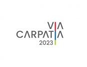 Projekt graficzny, nazwa firmy, tworzenie logo firm logo biennale sztuki VIA CARPATIA  - stone