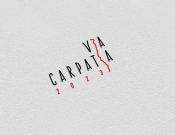 Projekt graficzny, nazwa firmy, tworzenie logo firm logo biennale sztuki VIA CARPATIA  - noon