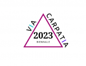 Projekt graficzny, nazwa firmy, tworzenie logo firm logo biennale sztuki VIA CARPATIA  - klaia
