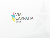 Projekt graficzny, nazwa firmy, tworzenie logo firm logo biennale sztuki VIA CARPATIA  - elene