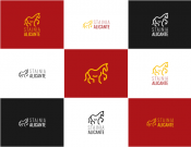 Projekt graficzny, nazwa firmy, tworzenie logo firm Logo dla stajni/ośrodka jeździeckieg - petrides