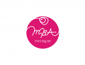 Projekt graficzny, nazwa firmy, tworzenie logo firm MINI BIG ART kokardki opaski spinki - kruszynka