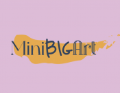 Projekt graficzny, nazwa firmy, tworzenie logo firm MINI BIG ART kokardki opaski spinki - kampel88