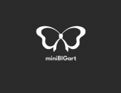 Projekt graficzny, nazwa firmy, tworzenie logo firm MINI BIG ART kokardki opaski spinki - kjakub