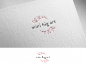 Projekt graficzny, nazwa firmy, tworzenie logo firm MINI BIG ART kokardki opaski spinki - matuta1