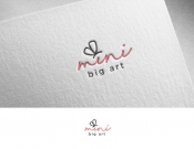 Projekt graficzny, nazwa firmy, tworzenie logo firm MINI BIG ART kokardki opaski spinki - matuta1