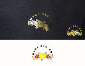Projekt graficzny, nazwa firmy, tworzenie logo firm MINI BIG ART kokardki opaski spinki - jaczyk