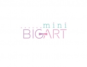 Projekt graficzny, nazwa firmy, tworzenie logo firm MINI BIG ART kokardki opaski spinki - ziemko