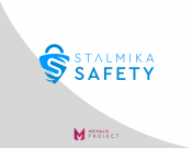 Projekt graficzny, nazwa firmy, tworzenie logo firm Logo dla marki: STALMIKA SAFETY - Michalik Design