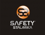 Projekt graficzny, nazwa firmy, tworzenie logo firm Logo dla marki: STALMIKA SAFETY - e u r e k a