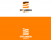 Projekt graficzny, nazwa firmy, tworzenie logo firm Logo dla marki: STALMIKA SAFETY - czarna303