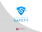 Projekt graficzny, nazwa firmy, tworzenie logo firm Logo dla marki: STALMIKA SAFETY - Michalik Design