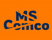 Projekt graficzny, nazwa firmy, tworzenie logo firm Logotyp MS COMCO - blokowow