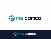 Projekt graficzny, nazwa firmy, tworzenie logo firm Logotyp MS COMCO - stone