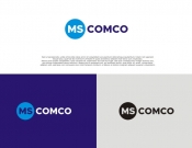 Projekt graficzny, nazwa firmy, tworzenie logo firm Logotyp MS COMCO - JEDNOSTKA  KREATYWNA