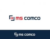 Projekt graficzny, nazwa firmy, tworzenie logo firm Logotyp MS COMCO - stone