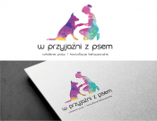 Projekt graficzny, nazwa firmy, tworzenie logo firm Logo szkoły dla psów - Anula91