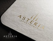 Projekt graficzny, nazwa firmy, tworzenie logo firm Asteria Apartments - Konwer