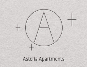 Projekt graficzny, nazwa firmy, tworzenie logo firm Asteria Apartments - marx565