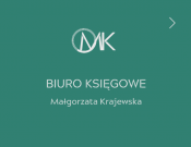 Projekt graficzny, nazwa firmy, tworzenie logo firm Nowe biuro rachonkowo księgow MK - MBprojektant