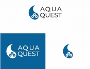Projekt graficzny, nazwa firmy, tworzenie logo firm AQUA QUEST - Voron 2021