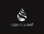 Projekt graficzny, nazwa firmy, tworzenie logo firm AQUA QUEST - kruszynka